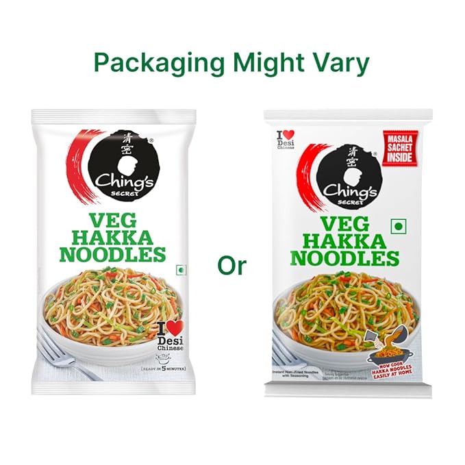 Ching's No Artificial Flavours, Preservative Free Veg Hakka Noodles (150g)
