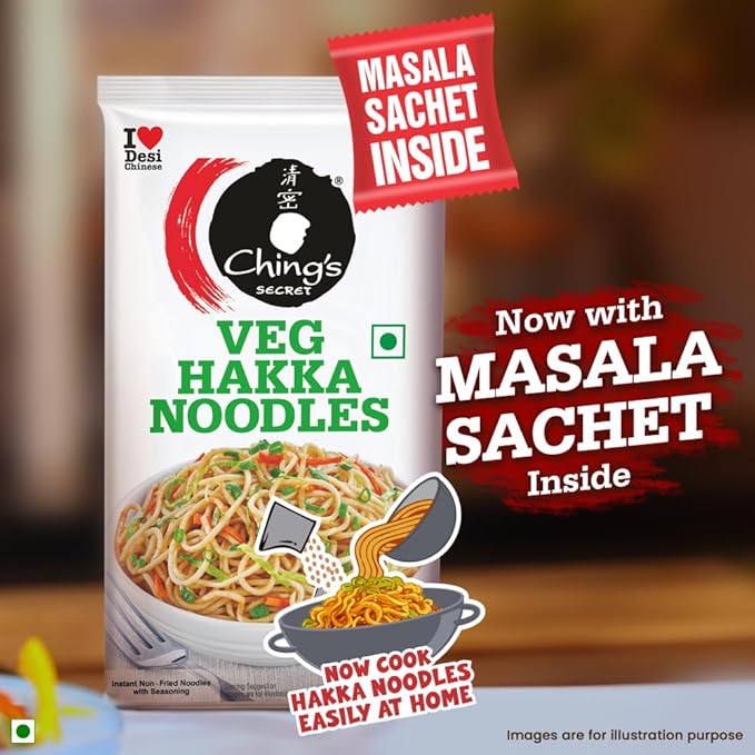 Ching's No Artificial Flavours, Preservative Free Veg Hakka Noodles (150g)