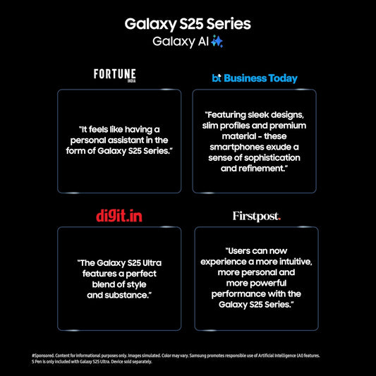 Samsung Galaxy S25 5G Smartphone with Galaxy AI (Silver Shadow, 12GB RAM, 256GB Storage), Snapdragon 8 Elite, 50 MP Camera with ProVisual Engine and 4000mAh Battery