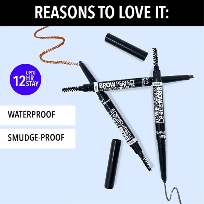 Blue Heaven Artisto Eyebrow Enhancer Pencil & Styler, Ash Grey, 0.30 g