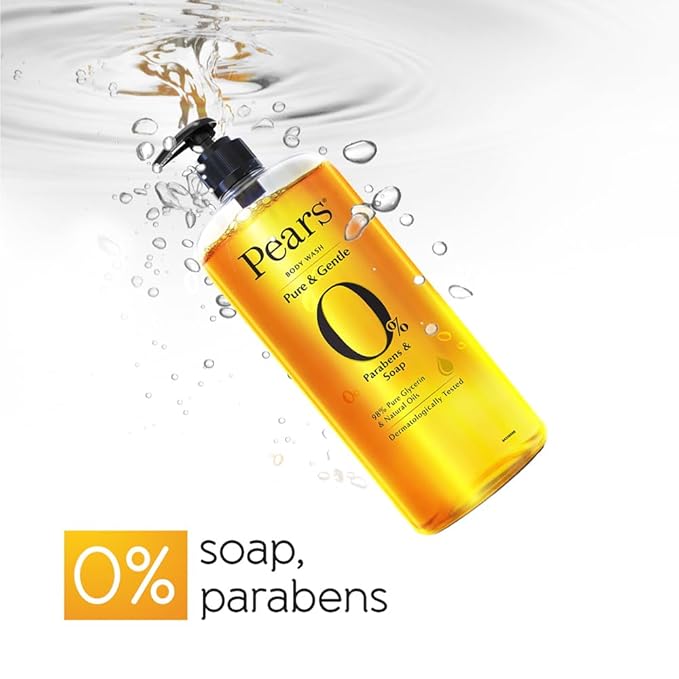Pears Pure & Gentle Shower Gel SuperSaver XL Pump Bottle With 98% Pure Glycerine|| 100% Soap Free and No Parabens|| 750 ml