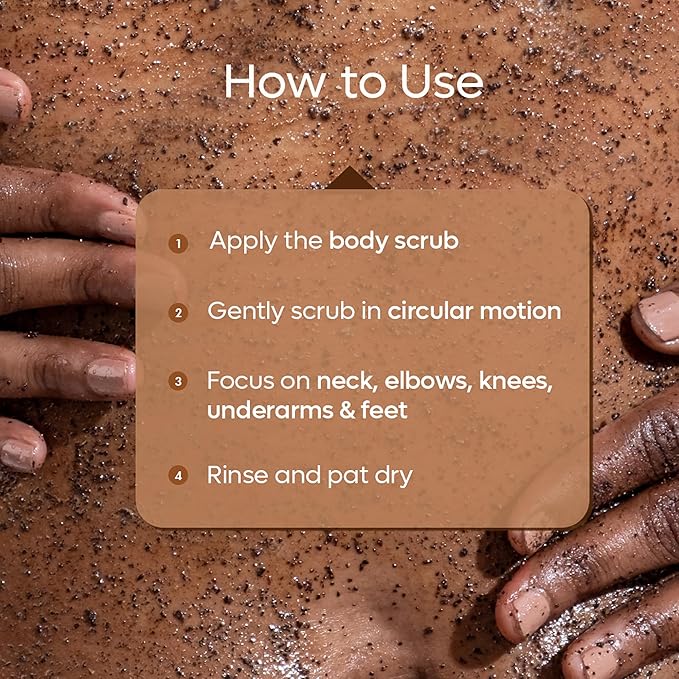 mCaffeine Exfoliating Coffee Body Scrub Powder Jar for Tan Removal&Soft-Smooth Skin|De-Tan Bathing Scrub With Coconut Oil,Removes Dirt&Dead Skin From Neck,Knees,Elbows&Arms| All Skin Types-100Gm