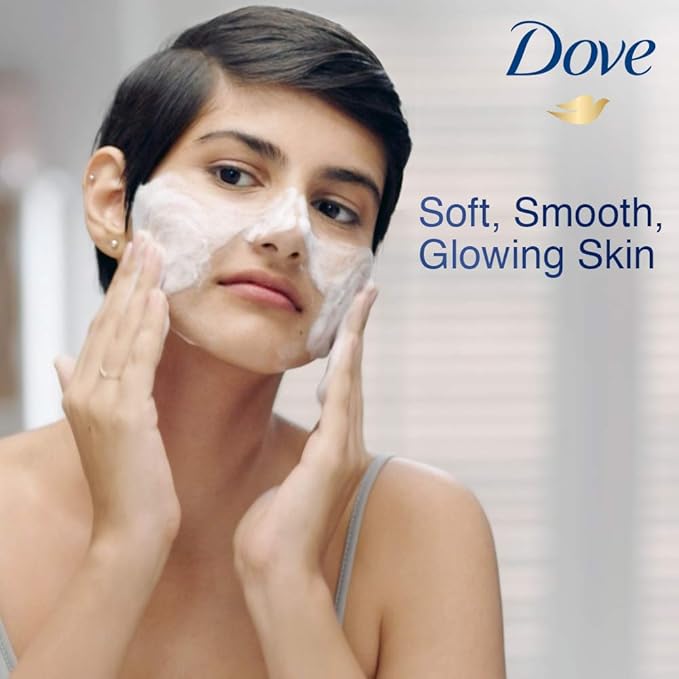 Dove Cream Beauty Bathing Bar (Pack of 5) 125g each For 24 Hour Nourished Skin with ¼ Moisturising Cream and Nutrient Serum