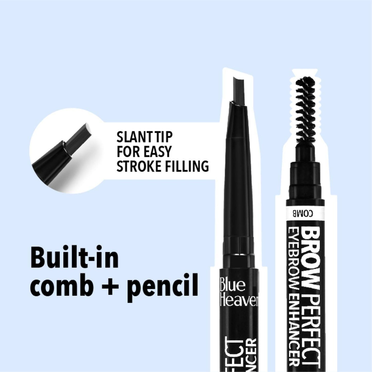 Blue Heaven Artisto Eyebrow Enhancer Pencil & Styler, Ash Grey, 0.30 g