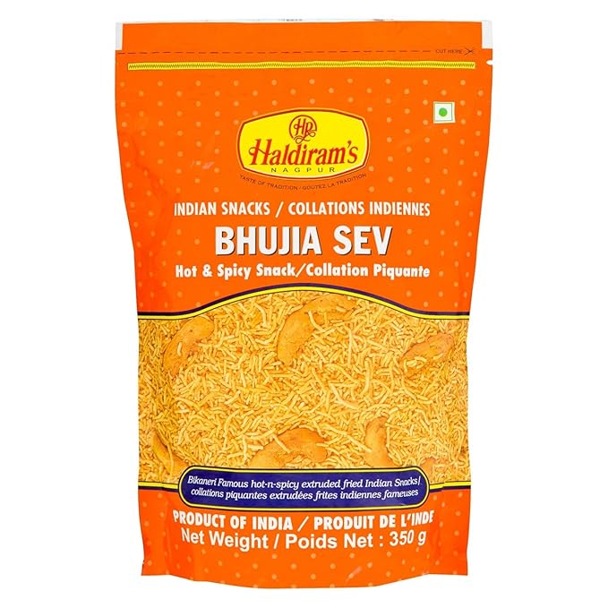 Haldiram's Nagpur Bhujia Sev, Spicy, 400 Gram