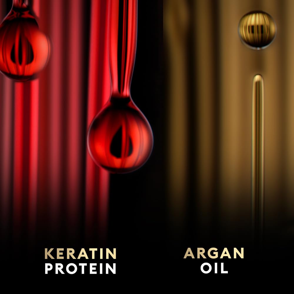 TRESemmé Keratin Smooth Shampoo 1000ml With Keratin Protein and Argan Oil | Salon-Like Smooth Hair | Up To 72H Frizz Control