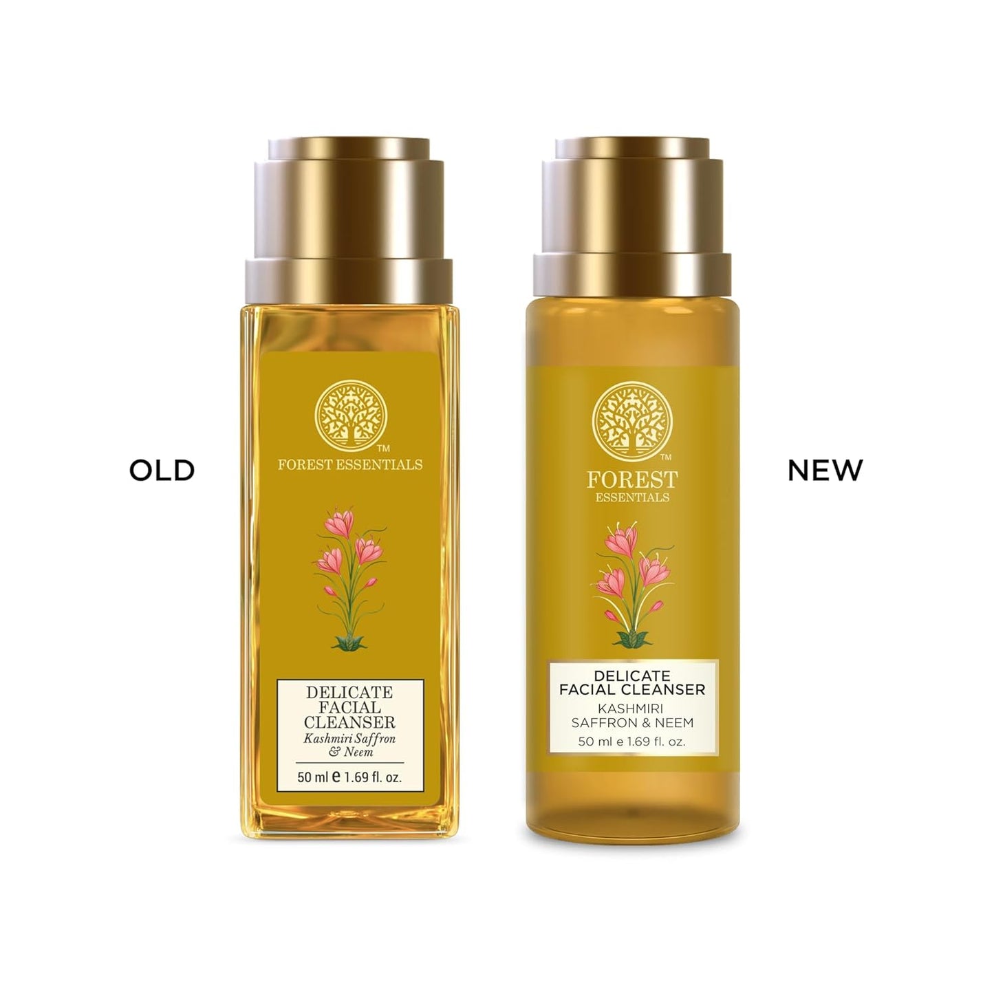 Forest Essentials Ayurvedic Purifying Face Wash with Saffron & Neem | For Normal to Oily Skin | Sulphate Free | Travel Size