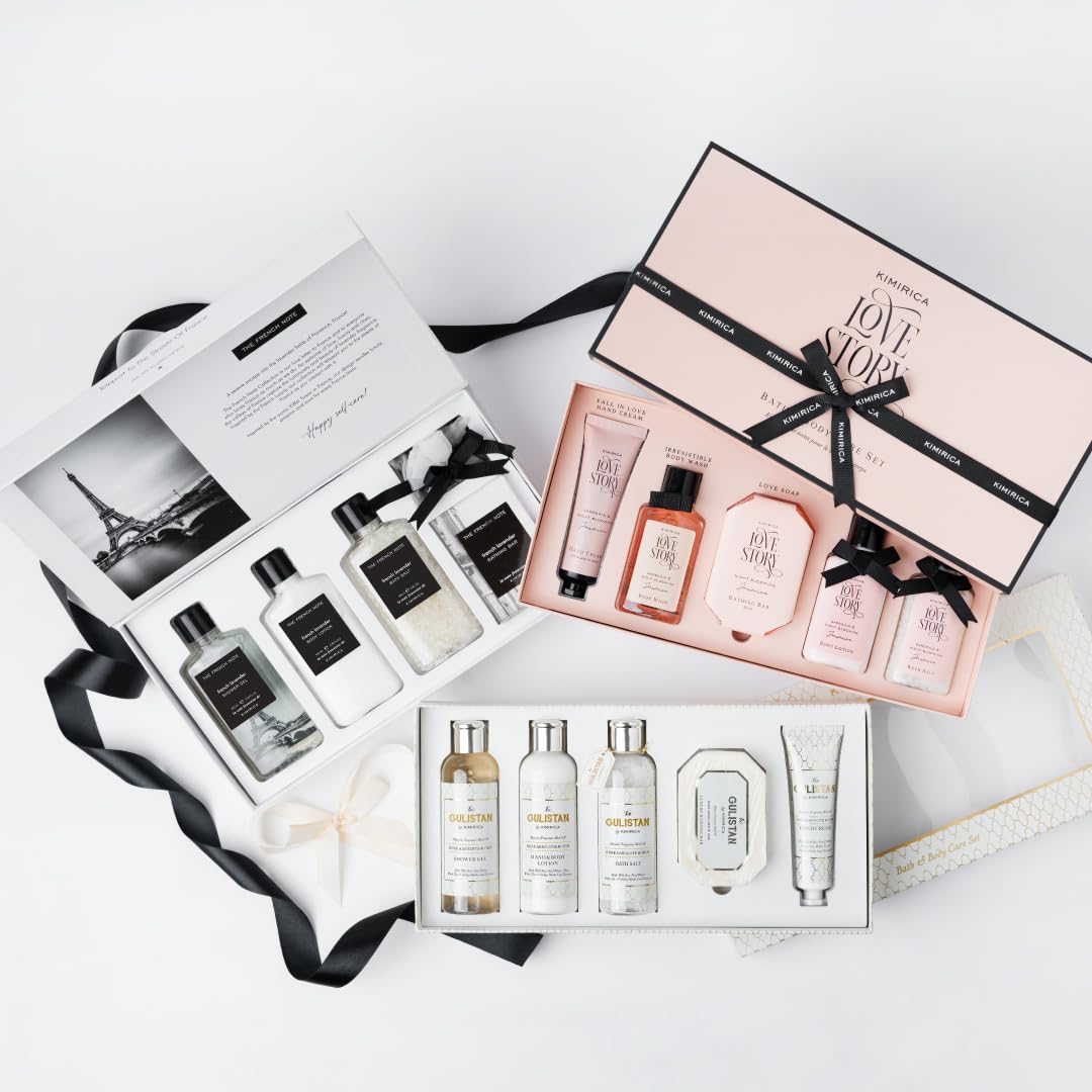 Kimirica Love Story Luxury Bath and Body Care Gift Set Box