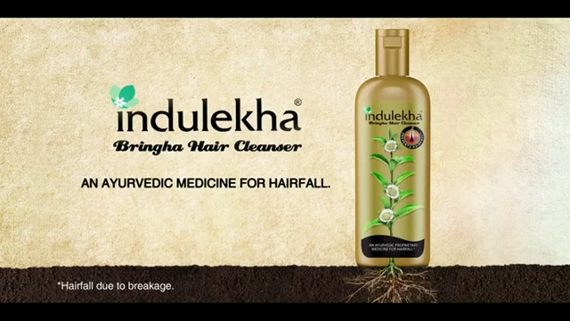 Indulekha Bringha Shampoo, Proprietary Ayurvedic Medicine For Hair Fall, Free From Parabens, Synthetic Dyes And Synthetic Perfume, 340ml
