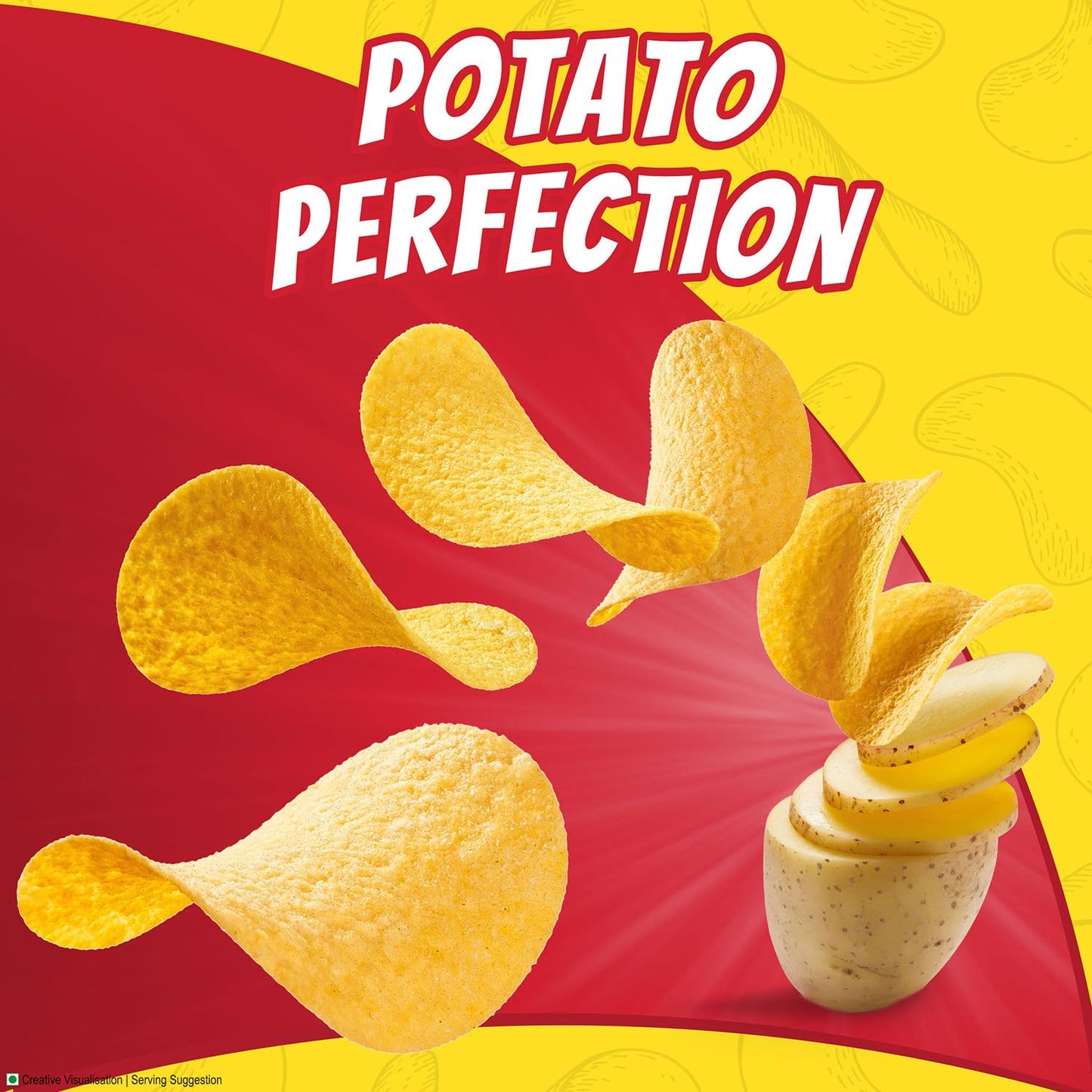 Bingo! Original Style Chilli Sprinkled - Flat Cut Spicy Potato Chips Pack for Snacks, 90g/85gram(Weight may vary)