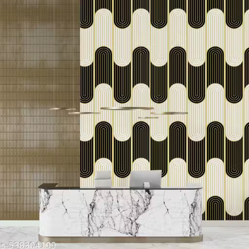 Moisture Proof Wall Sheet Marble Wallpaper Esy To Aply Kitchen Area Hotel Table Office Wall Living Room And Any Other Smooth Surface(60x200CM Set Of 3)