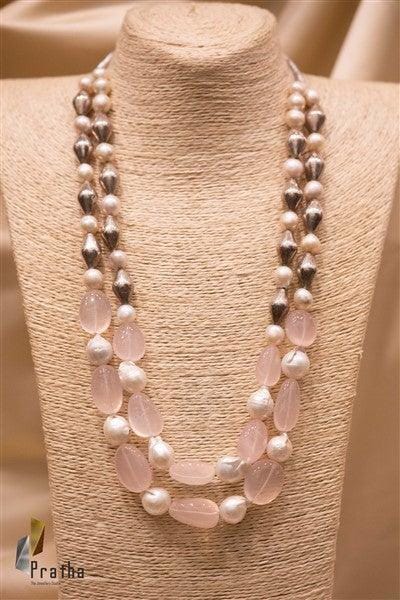 Rose Quartz Mala-2