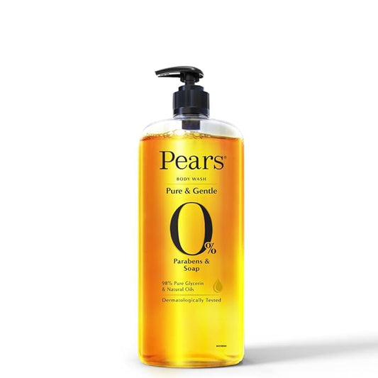 Pears Pure & Gentle Shower Gel SuperSaver XL Pump Bottle With 98% Pure Glycerine|| 100% Soap Free and No Parabens|| 750 ml