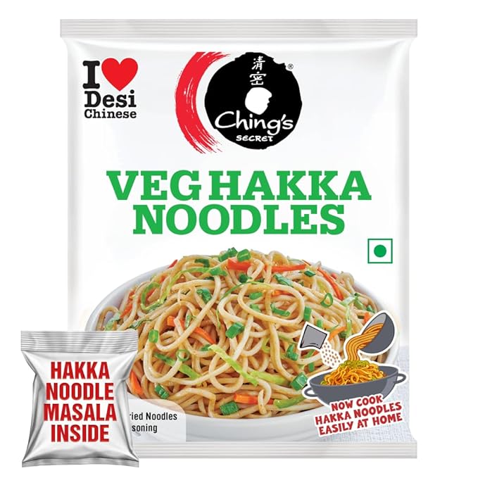 Ching's No Artificial Flavours, Preservative Free Veg Hakka Noodles (150g)