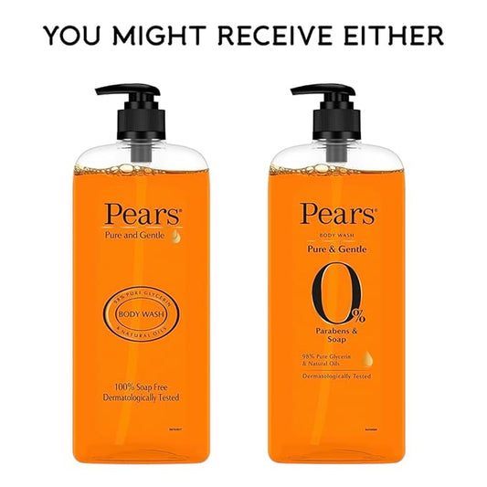 Pears Pure & Gentle Shower Gel SuperSaver XL Pump Bottle With 98% Pure Glycerine|| 100% Soap Free and No Parabens|| 750 ml