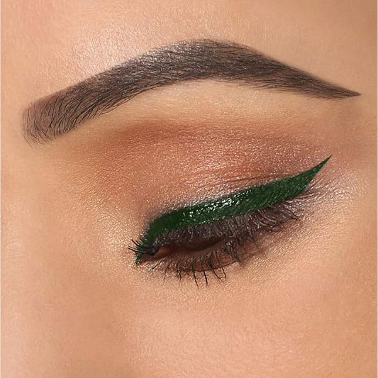 Lakme Ultimate Glam Eye Liner, Semi Matte, Quick drying, Water resistant & Smudgeproof Eye Liner, Green, 9ml Brand: LAKMÉ