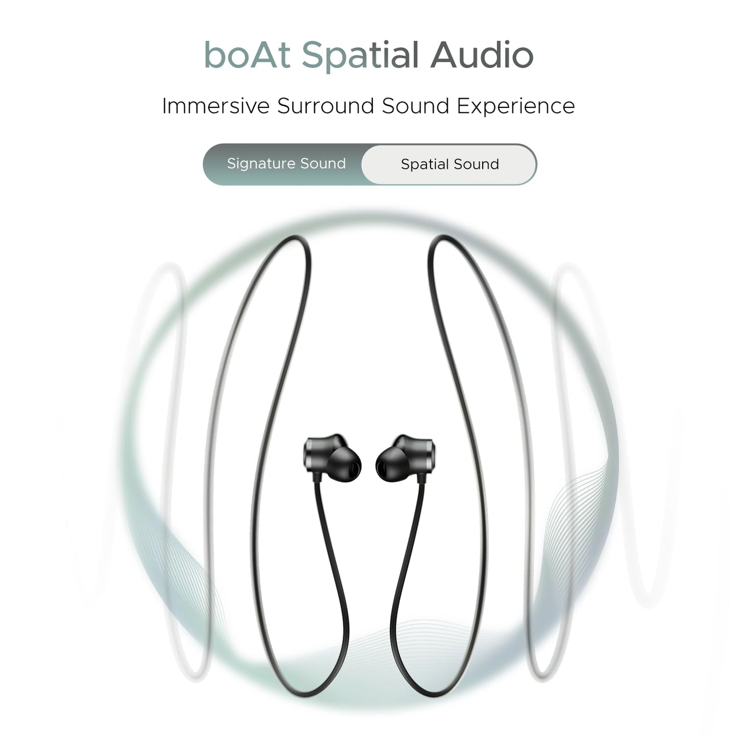 boAt Rockerz 255 Pro+, 60HRS Battery, Fast Charge, IPX7, Dual Pairing, Low Latency, Magnetic Earbuds, in Ear Bluetooth Neckband, Wireless with Mic Earphones (Active Black)