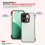 AESTMO Ultimate Slim Hybrid Polycarbonate Frosted Translucent Frameless Design Hard Back Case Cover for Oppo Reno 14 5G (Black Border)