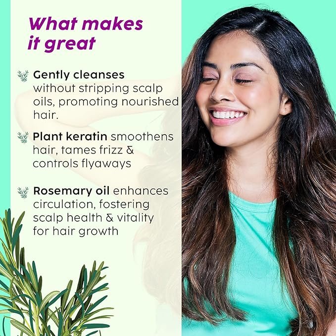 The Plant Fix Plix Rosemary Advanced Anti HairFall Shampoo for Decreases Hair Fall & Breakage - 200 ml | All Hair Types | Men & Women | Sulphate & Paraben Free