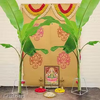 Banana stem stand (pack of 2)for pooja decoration, festuval use, pooja needs, festival decor
