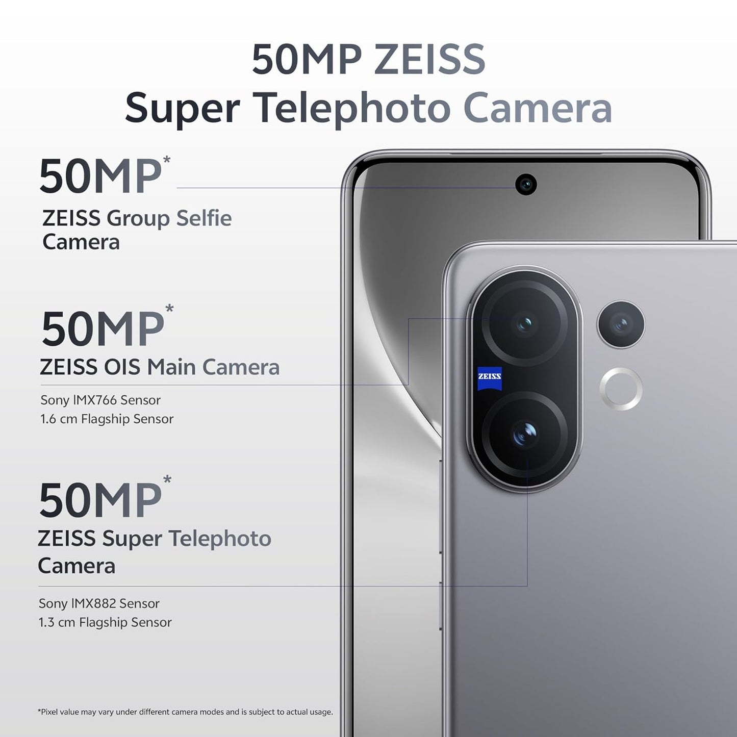 Vivo V60 5G (Mist Gray, 8GB RAM, 128GB Storage) with No Cost EMI/Additional Exchange Offers