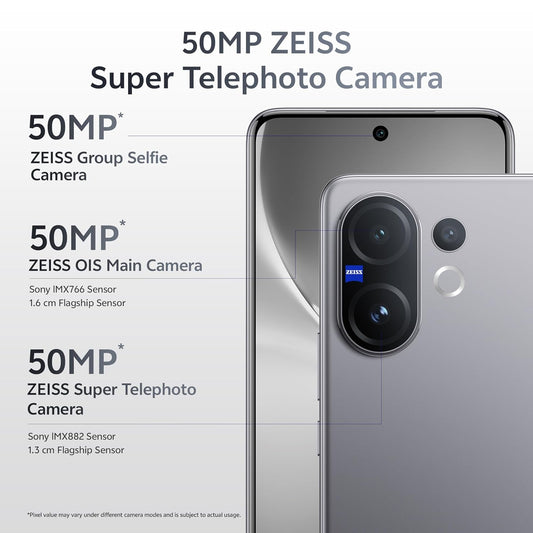 Vivo V60 5G (Mist Gray, 8GB RAM, 128GB Storage) with No Cost EMI/Additional Exchange Offers
