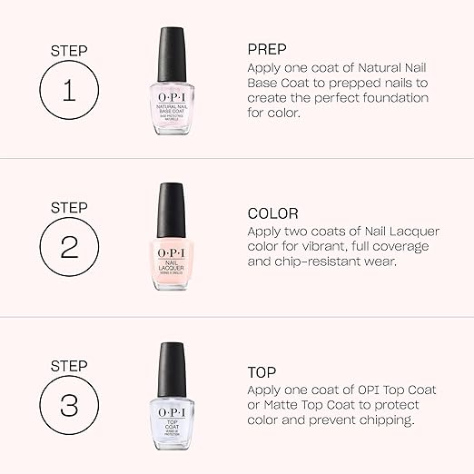O.P.I Top Coat | 15 ml | Transparent Nail Paint with High Gloss Finish | Clear Top Coat Nail Polish | Long Lasting, Protects Against Chipping of Nail Lacquer