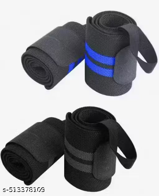 COMBO OF BLACK AND BLUE WRIST BAND