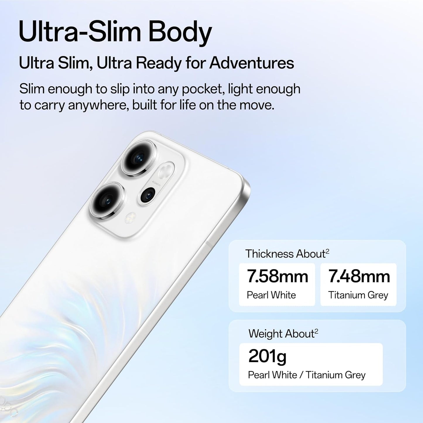 OPPO Reno14Pro 5G (Titanium Grey, 12GB RAM, 256GB Storage)