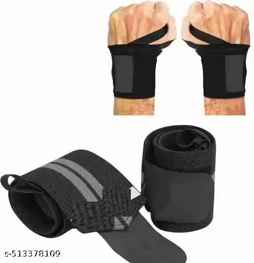 COMBO OF BLACK AND BLUE WRIST BAND