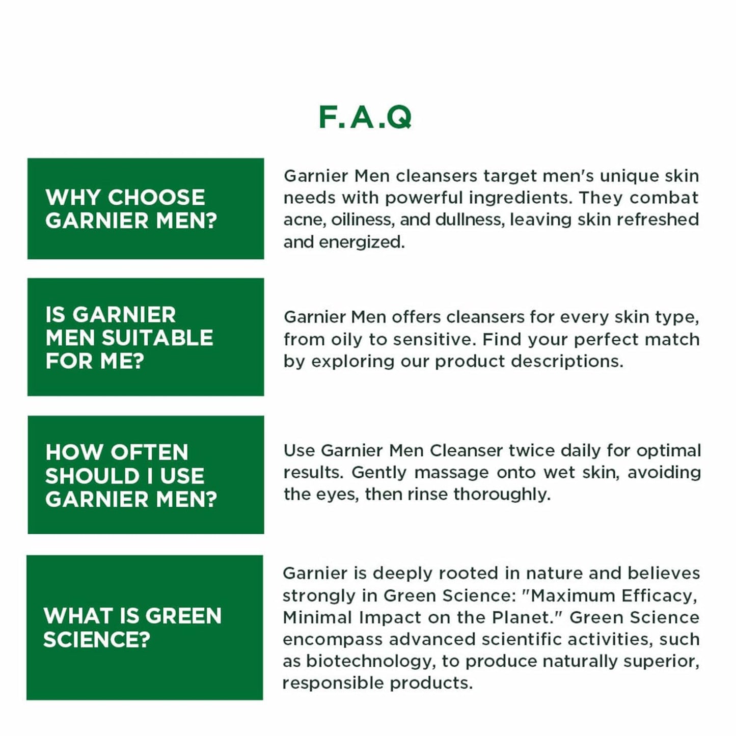 Garnier Men Oil Clear Clay D-Tox Deep Cleansing Icy Face Wash, 100gm