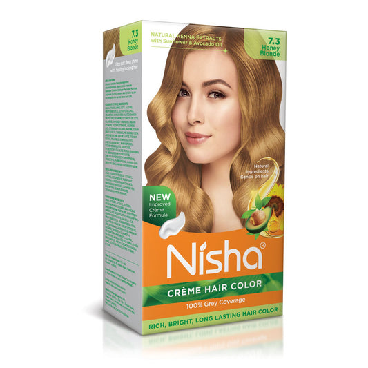 Nisha Herbal Hair Color - Honey Blonde (120 gm)-0