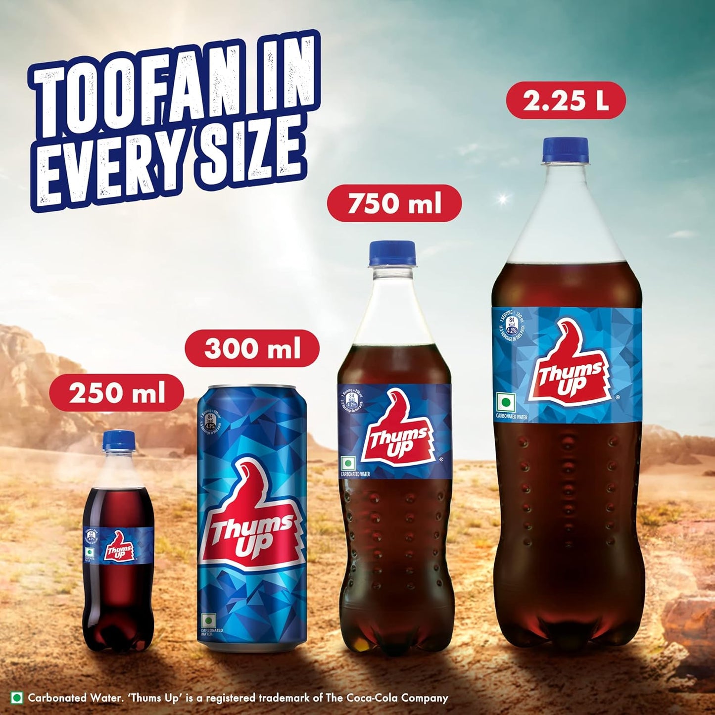 Thums Up Soft Drink Pet Bottle, 750 Ml, Cola