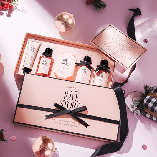 Kimirica Love Story Luxury Bath and Body Care Gift Set Box