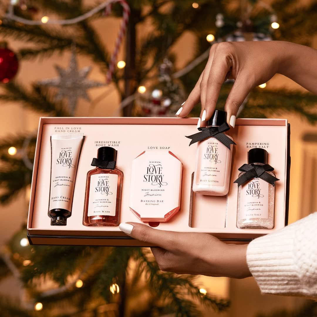 Kimirica Love Story Luxury Bath and Body Care Gift Set Box