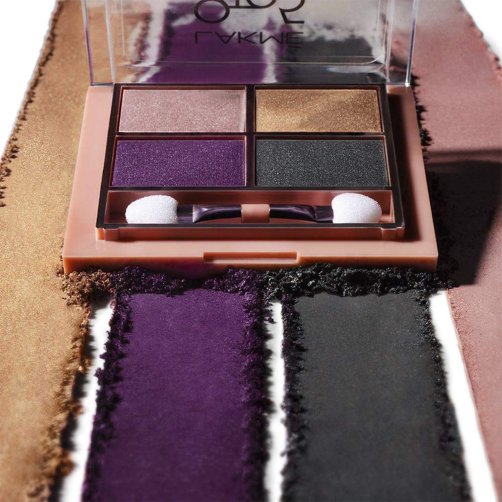 Lakme 9 to 5 Eye Color Quartet Eye Shadow, Desert Rose, 7g