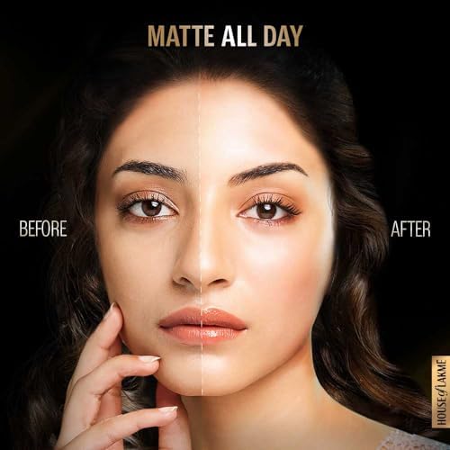 Lakme Rose Loose Face Powder with Sunscreen, Soft Pink, Face Makeup for a Rosy Glow - Matte Finish for Oily Skin Control, 40 g