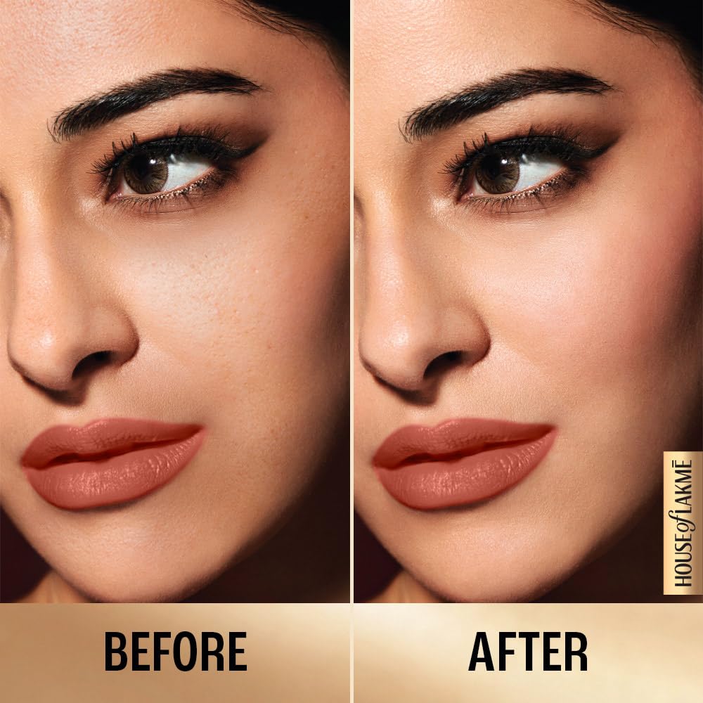 Lakme 9 to 5 Primer with Matte Powder Foundation Compact, Ivory Cream, 9g