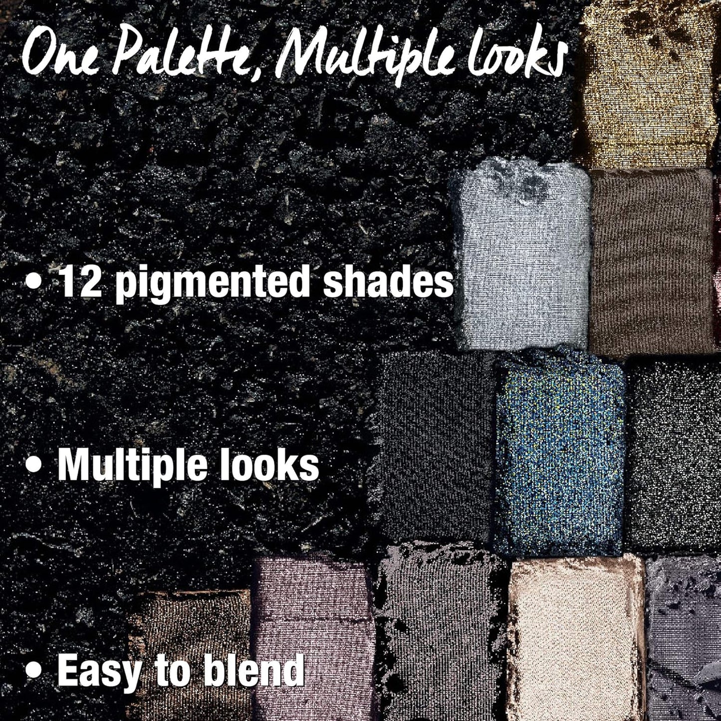 Maybelline New York Eyeshadow Palette, 12 Highly Blendable Shades, Matte and Sheen Colours, The Blushed Nudes, 9g